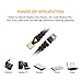 VANDESAIL Ethernet Cable, CAT7 Network Cable RJ45 High Speed STP LAN Cord for Laptop,PC,Router,Switch,Modem,PS4（16ft,Black,1pack