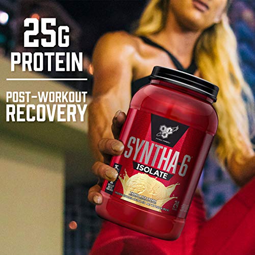 BSN SYNTHA6 Isolate Protein Powder, Chocolate Protein Powder with Whey