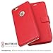 Amovo Vegan Leather 2 in 1 Folio Detachable Wallet Case with Box for  iPhone 6 Plus/6s Plus case - Red