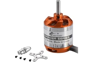 FLASH HOBBY D2836 Brushless Outrunner Motor 2~4S Helicopter RC Motor for RC Airplane Fixed-Wing Drone FPV (1500KV)