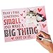 Hallmark Funny Valentine's Day Card for Mom, Something Small (Unfolds to Giant Poster)