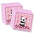 Pink Panda Birthday Party Supplies Set Plates Napkins Cups Tableware Kit for 16