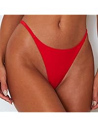 ForBeautyShe Bikini de dos piezas con tirantes sexis para dama, correas de hombro dobles, traje de baño lindo, traje de baño triangular