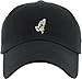 KBSV-060 BLK Praying Hands Rosary Dad Hat Baseball Cap Unconstructed Polo Style Adjustable Unisex