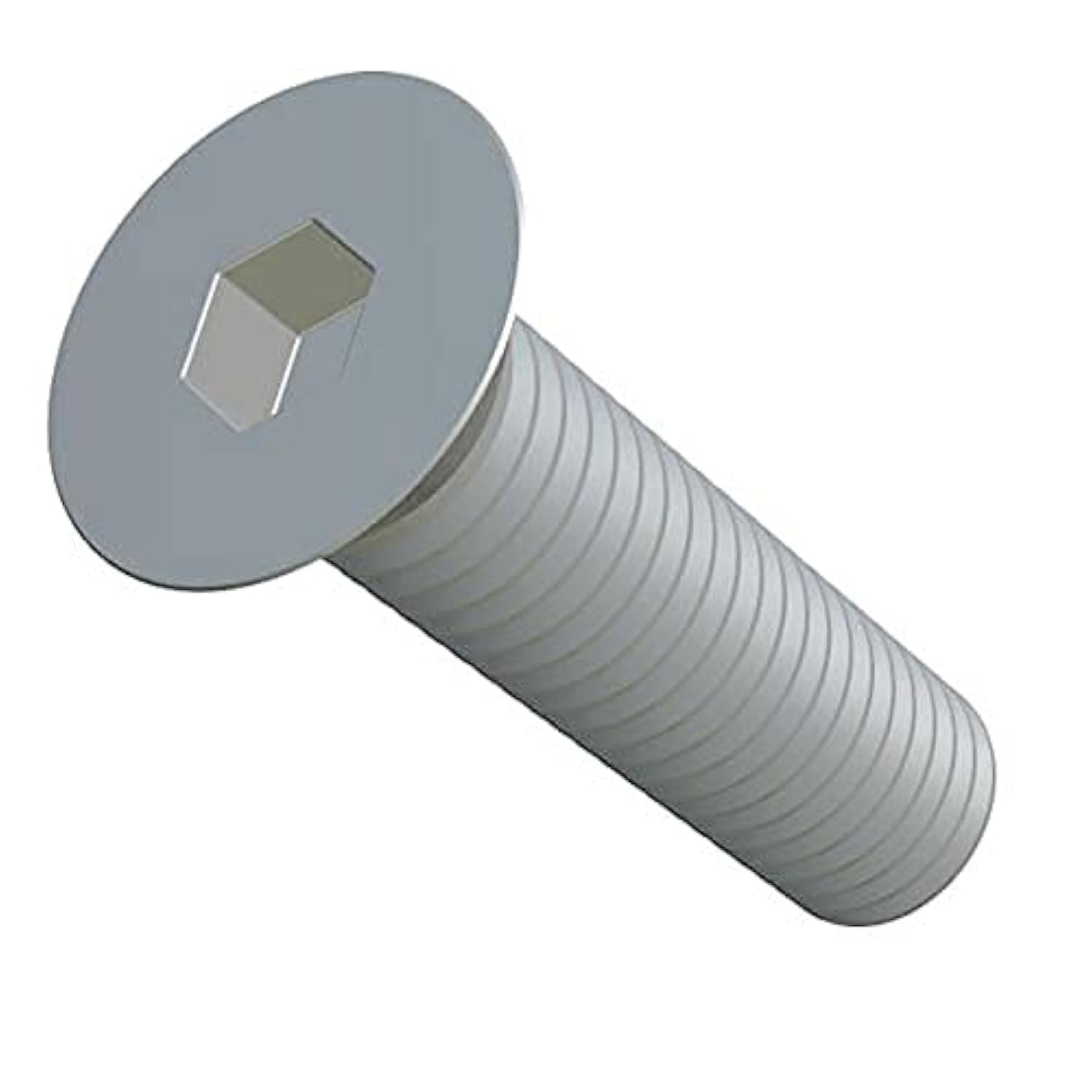 M6X10-10.9 Hex Socket Allen Screw, Countersunk Machine Screw, Flat Head Fastener, 6mm Zinc Plated Steel Screws Suitable for Metal, Construction, Installation, DIY (Pack of 10)