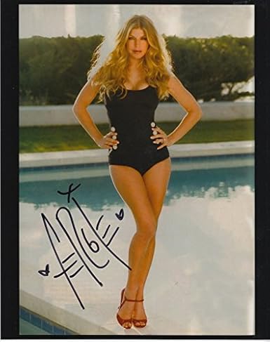 Fergie Black Eyed Peas Signed 8x10 Photo At Amazon S Entertainment Collectibles Store