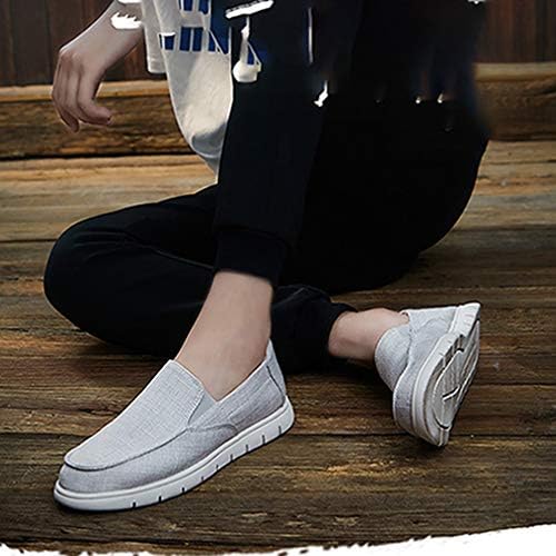 Juin メンズ キャンバス スリッポン ローファー ローカット シューズ デッキシューズ 無地 ジュアル スニーカー 軽量 フラットシューズ 作業靴 運転靴 通勤 事務所 歩きやすい 合わせやすい 通気 北京布靴 B07wd2g4t7 2 330円 大人気 New Arrival 最安値挑戦