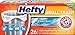 Hefty Small Garbage Bags, Flap Tie, Clean Burst Scent, 4 Gallon, 26 Count