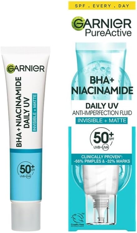 Garnier Daily UV Fluid SPF50+ Mattifying Niacinamide BHA 40ml