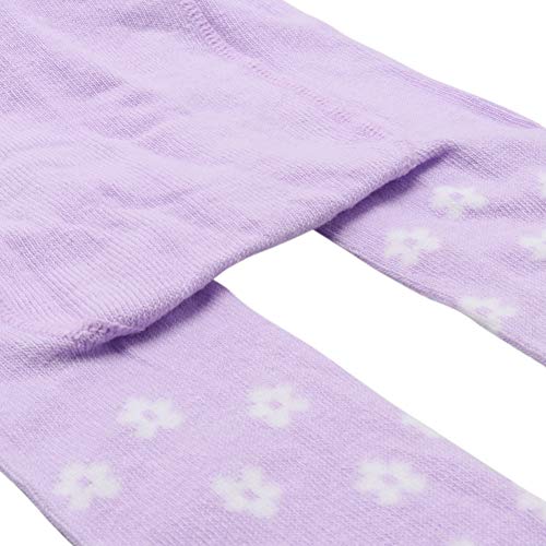 Ehdching 5-Pack Cute Cotton Cable Knit Pantyhose Legging Pant Tights for Toddler Baby Girls L(2-3 years)