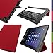 iGadgitz Premium Red PU Leather Smart Cover Case for Sony Xperia Z2 Tablet SGP511 10.1