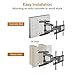Loctek L5L TV Wall Mount Bracket for 42-70 inch TV with Articulating Arms Full Motion Swivel tilt Function Weighing up to 99lbs and Max VESA 600x400