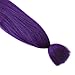 48 inch Braiding Hair kanekalon Crochet Braids Synthetic Hair Extensions x-pression Jumbo Braid Hair 57G (48 inch, Purple)