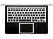 2-Pack BingoBuy® High Quality Customized Free Cut Palm Rest Palmrest Vinyl Sticker w/Touchpad Trackpad Sticker for 13.3