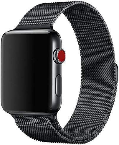 For Apple Watch Band 42mm Milanese Loop Replacement Wristband Magnetic Closure Clasp Mesh Stainless Steel iWatch Band Bracelet for Apple Watch Series 3 Series 2 Series 1