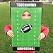 Elite Sportz Mini Cornhole Game - Premium Kids Bean Bag Toss Game, 2 Games on 1 Board - Tic Tac Toe and a Fun Corn Hole Outdoor Toss Game (Football)
