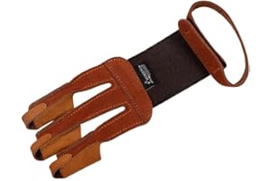 Dovewill Traditional Archery 3 Finger Glove Longbow & Recurve Bow Hunting Shooting Glove