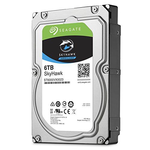 Seagate SkyHawk 6TB Surveillance Hard Drive - SATA 6Gb/s 128MB Cache 3.5-Inch Internal Drive (ST6000VX0023)