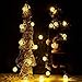 Foneso Solar String Lights 20led Ball Lights for Home, Patio, Graden, Holidays, Party, Christmas Trees, Indoor and Outdoor Decorations - Warm White