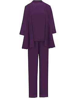 Solovedress Ensemble 3 Pièces En Mousseline De Soie Pour