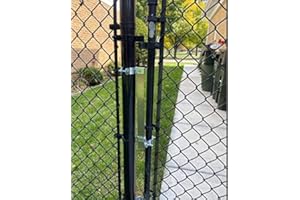 ADAMOSS Self Closing Gate Hinges,Chain Link Fence Parts,Gate Spring Self Closing,Automatic Gate Closer Self Closing Auto Backyard Gate Closer with Adjustable Closing Tension for Side Gate, Dog & Pool Gate