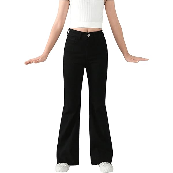 Amazon.com: EXARUS Girls Wide Leg Pants Cropped Capri Mid