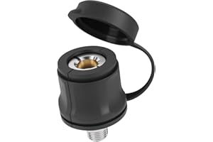 RO6G 740112 Air Compressor Hose Adapter Replacement A-R-B Hose Coupling Adapter with Rubber Dust Cap, 1/4 NPT Std