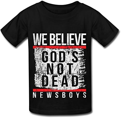 JJTC Newsboys We Believe God's Not Dead Tour 2016 Logo T Shirt For KidsBlack