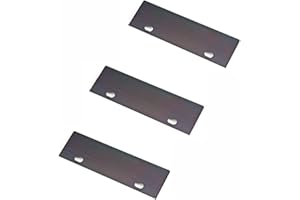 Grill and Griddle Scraper Replacement Blades - 3 Pack or 6 Pack - Fits Nemco 55825 and Most Commercial Kitchen Grill Scrapers / Cleaners. Keep your Flat Top Clean - Cozzini Cutlery Imports (3 Pack)