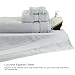 PROMIC Luxury Towel Set, 100% Egyptian Cotton - 2 Extra Large Bath Towels 30x60, 2 Hand Towels, 2 Washcloths - Soft, Plush and Highly Absorbent (Set of 6, Gray)