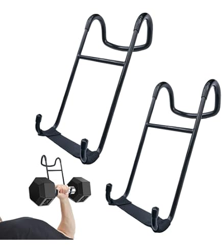 2 Crochets Haltères 225 Livres - Supports Banc Presse Musculation Robustes