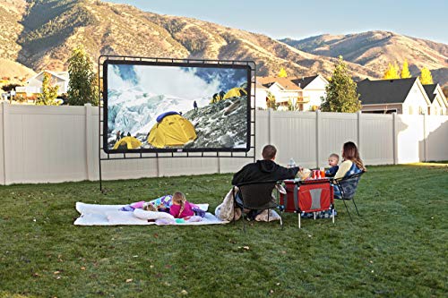 Camp Chef OS144 Indoor or Outdoor Giant Movie Screen Movie Night, White (Renewed)