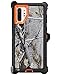 WallSkiN Case for Galaxy Note 10 Plus Heavy Duty Full Body Military Grade Drop Protection Carrying Cover Holder | Holster for Men Belt with Clip Stand – Camouflage/Orange