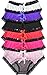 Simplicity 6 Pack of Sexy Womens Underwear Hipster Panties Briefs size waist 21-31 inches style1 is color