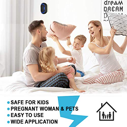 Eradream Ultrasonic Pest Repeller, Pest Repeller Plug in for Pest Reject, 2019 Newest Electronic Rodent Repellent Indoor Use for Bug Spider Ant Mice Roach Other Insects(2 Pack)