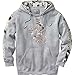 Legendary Whitetails Mens Snow Camo Outfitter Hoodie Athletic Heather Large