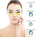 Hawwwy 24k Gold Eye Masks Collagen Under Eye Patches, Under Eye Pads for Puffy Eyes & Dark Circles Best Spa Products for Women Gel Pads Removes Puffiness Undereye Anti Aging Wrinkle Treatment (10pack)