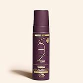 Nuda ToneFoam Violet Express Tanning Mousse | Yellow & Olive Undertone-Correcting Self Tan with PowerGlow+ Tan Boost Complex | Vegan & Cruelty Free | Streak-Free, Natural Looking Tan, (6.4 Fl Oz)