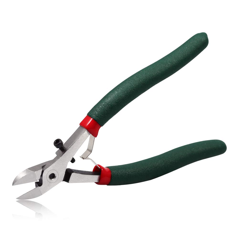 SPEEDWOX Flush Cutter Pliers for Jewelry Making 6 Inches Flush Cutting Diagonal Side Cutters CR-V Steel Side Cutting Pliers Precision Jewelry Wire Cutters