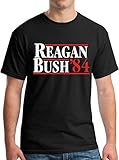 Reagan Bush 1984 Republican Presidential Election GOP T-Shirt