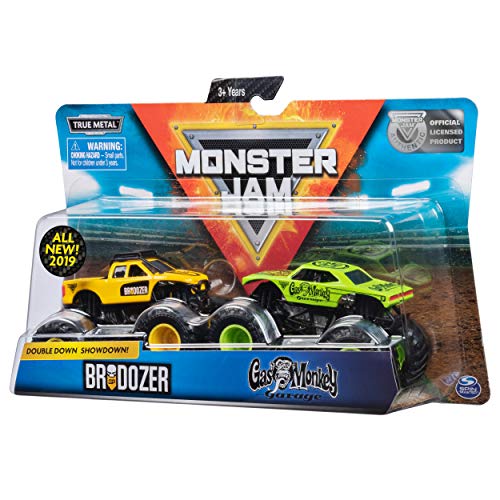 4 Monster+Jam+Offical+Brodozer+Die+Cast
