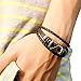 DZT1968(TM) 2015 Men Leather Jewelry Korea Punk Bracelet Stainless Steel Fittings