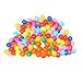 Childplaymate Pit Balls, Pack of 100 pcs Colorful Ball Soft Plastic Ocean Ball Funny Baby Kid Swim Pit Toy (100 PCS)
