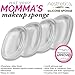 Aesthetica Cosmetics Silicone Makeup Sponge – Easy to Clean / Non-Absorbent Silicone Beauty Sponge Blender - Cream and Liquid Make up Applicator