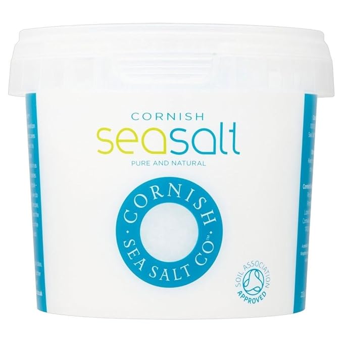 Cornish Sea Salt Co. Organic Sea Salt (225g) Pack of 2 Grocery & Gourmet Food
