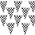 100 Ft Black White Checkered Flags Banner Pennant Car Racing Kid's Toy