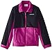 Columbia Big Girls' Benton Springs lll Overlay Fleece, Groovy Pink/Black, Medium