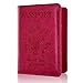 ACdream Passport Holder and Vaccine Card Holder Combo, Cover Wallet, Leather Travel Documents Organizer Protector, RFID Blocking, for Women/Men