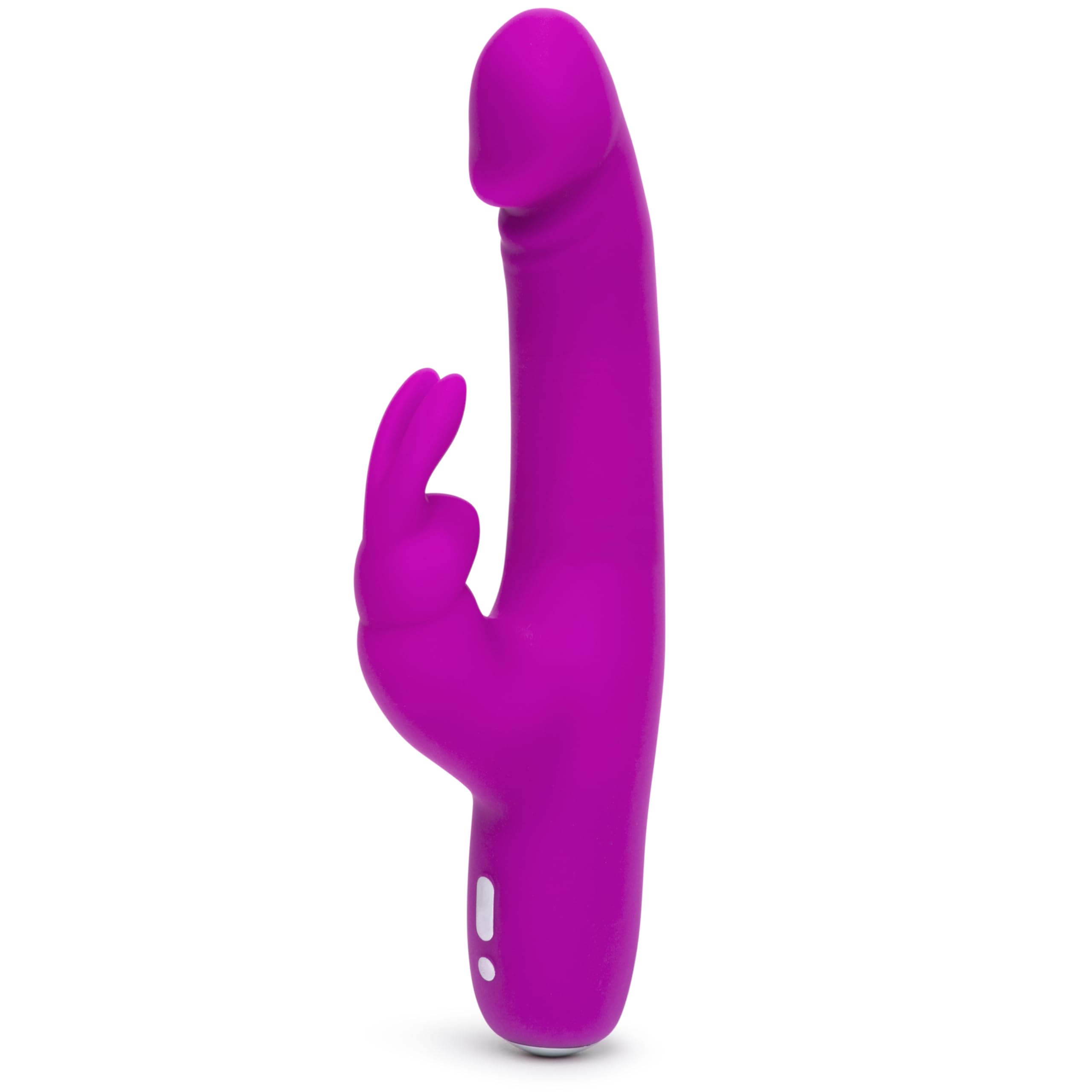 Lovehoney Slimline Rabbit Vibrator for Women | Realistic Vibrating Dildo G Spot Massager | Silicone Rechargeble Clit Vibrator | 15 Powerful Vibration Modes | Waterproof Adult Sex Toys for Couples