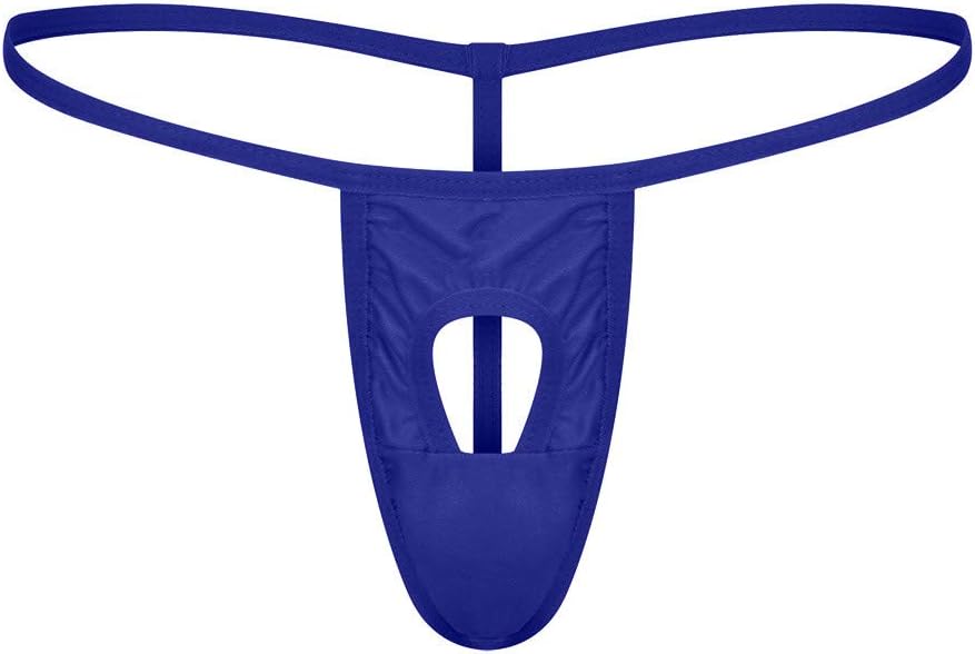 Men Lace Sexy T-Back Mesh Gauze Soft Breathable Boxers Panties Thongs Underwear Underpants Elephant Bulge Briefs